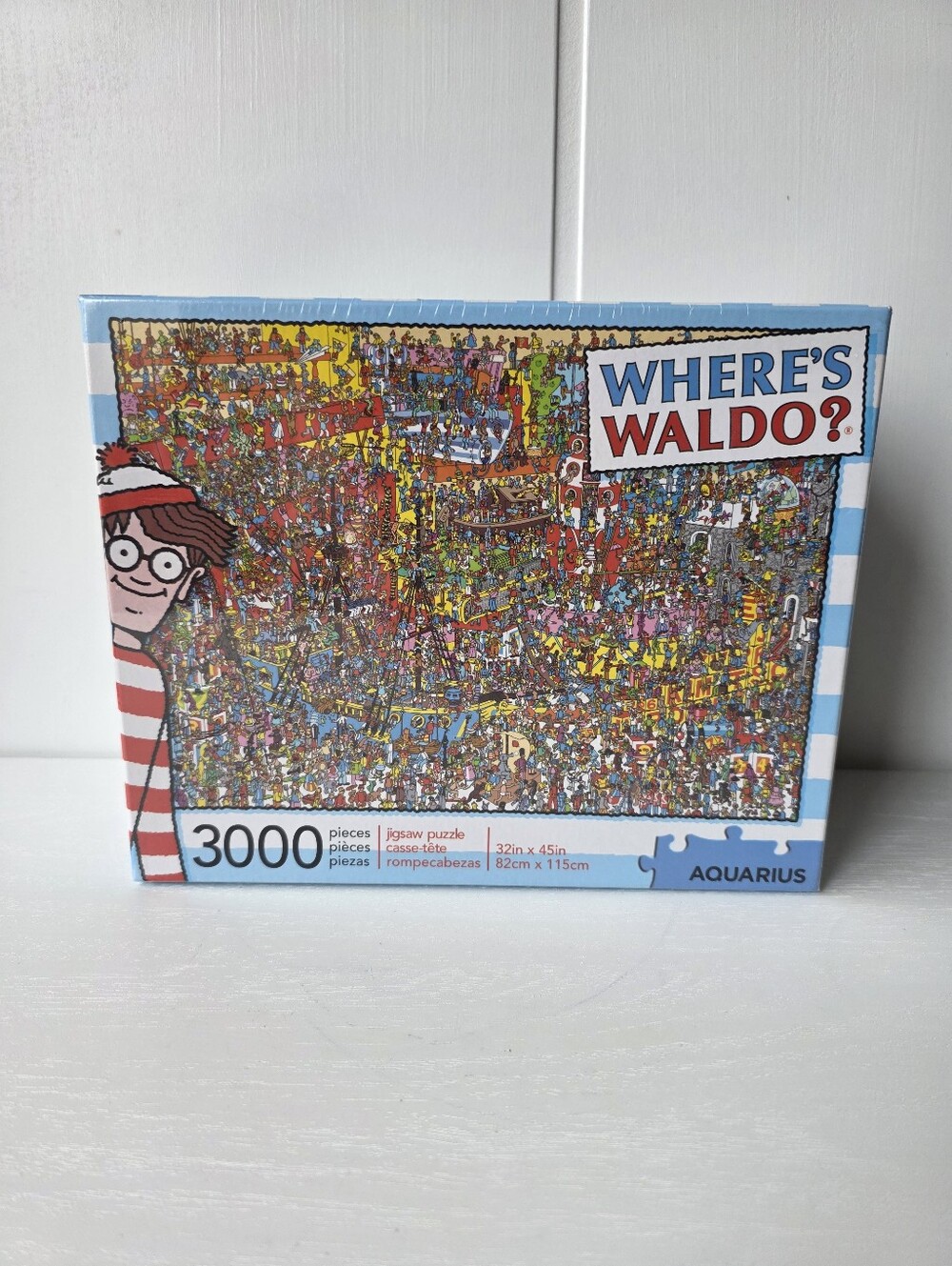 AQUARIUS Where's Waldo 3000 Piece Jigsaw Puzzle NEW
